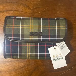 Barbour Tartan Hanging Toiletry bag